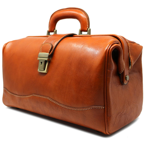 Floto Italian Leather Doctor Style Handbag Top Handle Bag olive 2